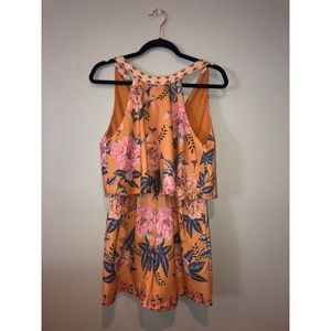 Yellow Floral Romper